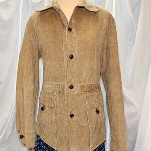 Vintage 60s 70s Sears Kings Road Corduroy Field Jacket Sz M